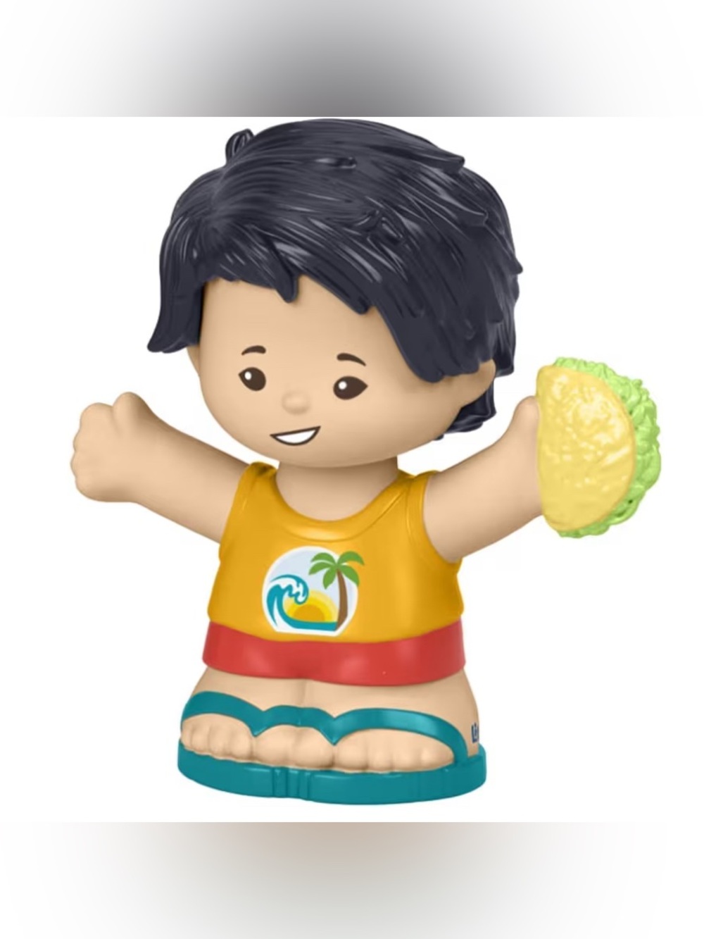 Fisher-Price Little People Serve It Up Food Truck Asian boy with taco